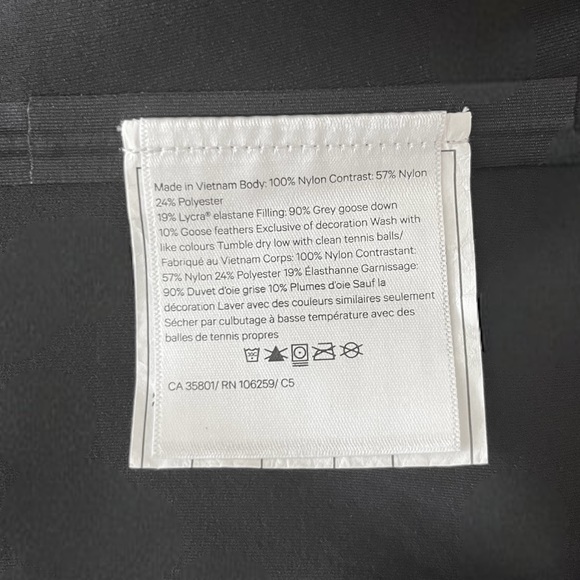 Lululemon Down and Around Black Vest - Picture 6 of 7